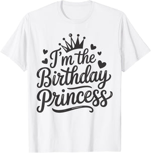 I'm The Birthday Princess Party Birthday Girl T-Shirt - T-Shirt | White