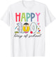100 Days of School Teacher Kids Happy 100th Day of School T-Shirt - T-Shirt | White