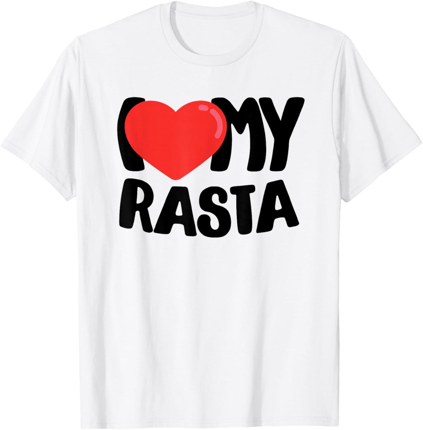 I Love My Rasta T-Shirt - T-Shirt | White