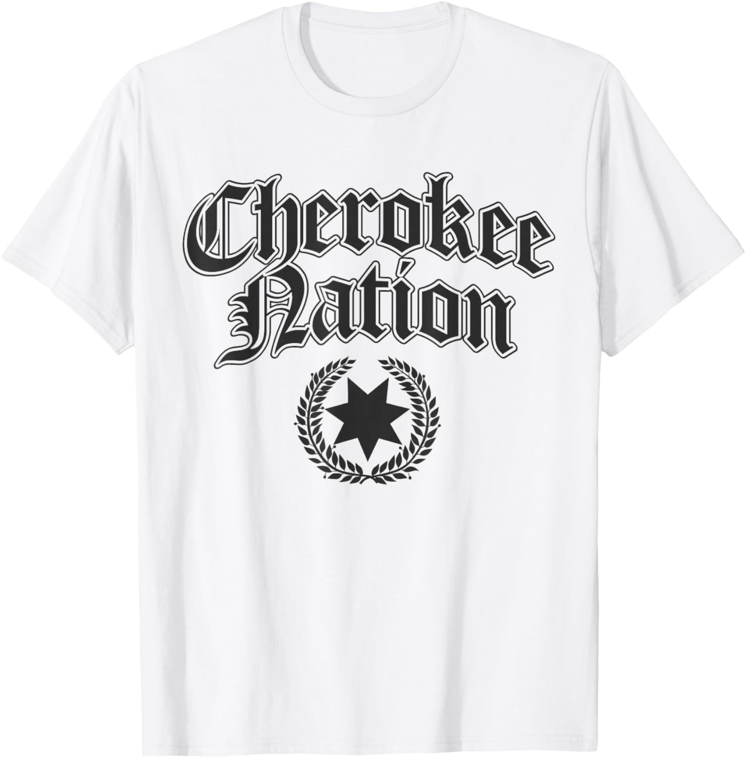 Cherokee Nation Native American T-Shirt - T-Shirt | White