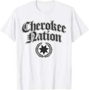 Cherokee Nation Native American T-Shirt - T-Shirt | White