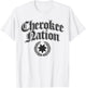 Cherokee Nation Native American T-Shirt - T-Shirt | White