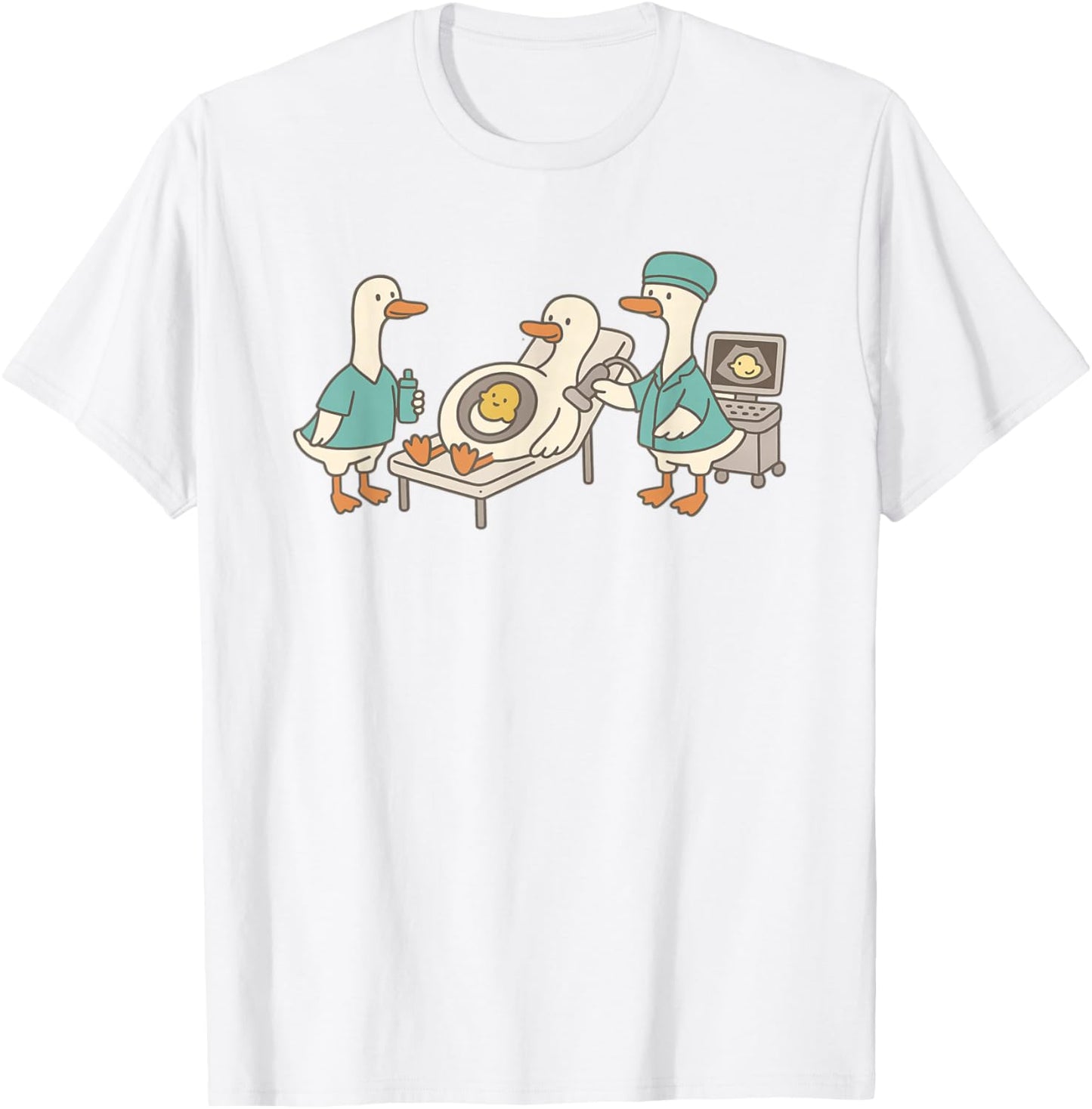 Silly Goose Ultrasound RDMS Sonography Student Graduation T-Shirt - T-Shirt | White
