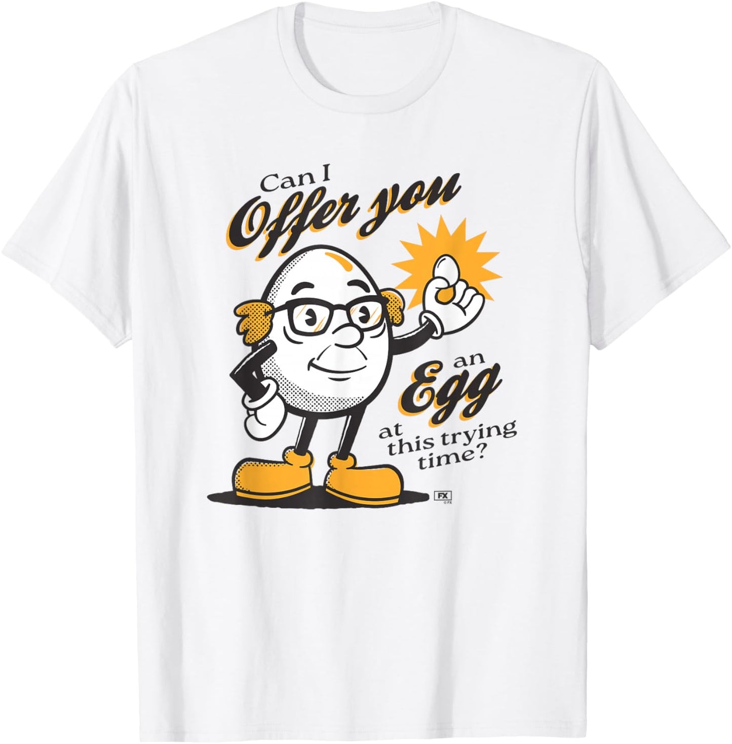 It's Always Sunny Can I Offer You an Egg Frank TV Show T-Shirt - T-Shirt | White