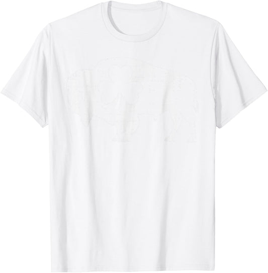 St Patricks Day Buffalo Shamrock Saint Paddys Men Women Kids T-Shirt - T-Shirt | White