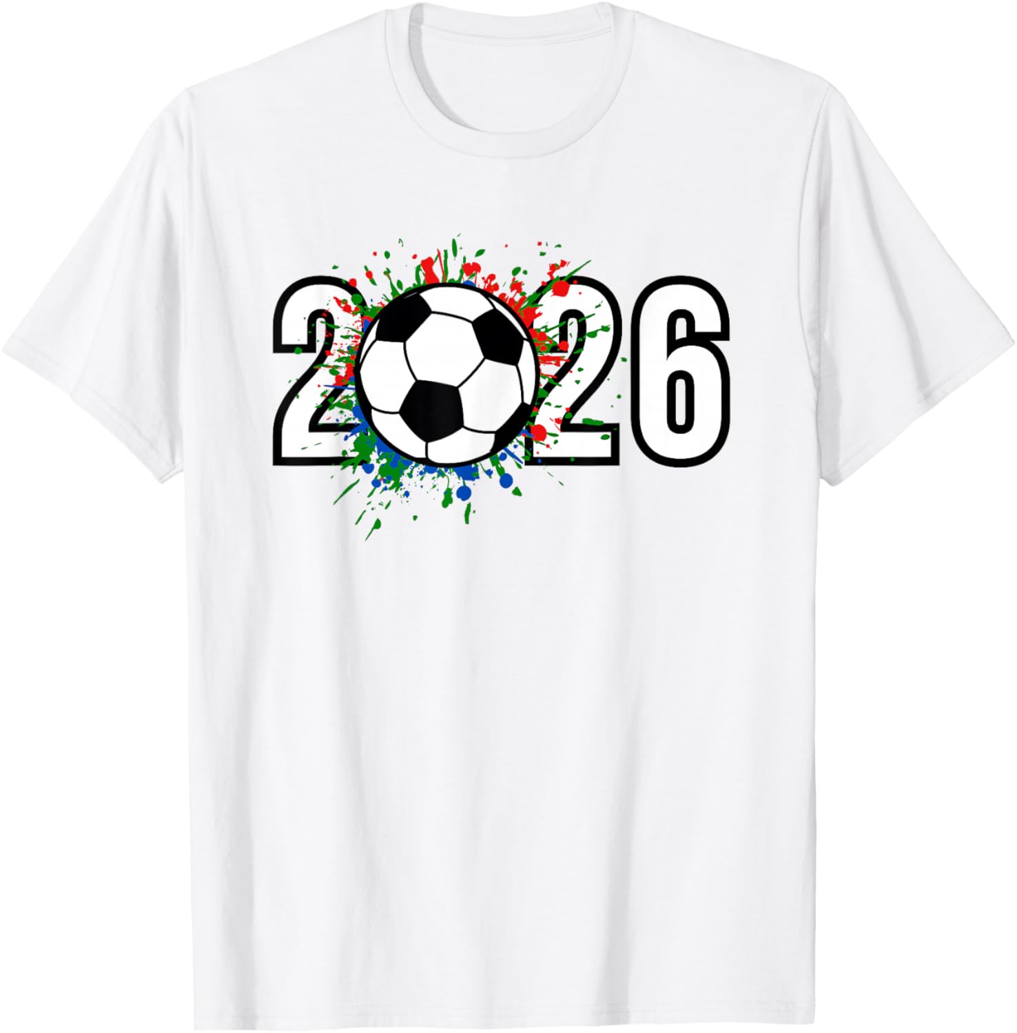 2026 Soccer Play Game Year Players Coaches Fans T-Shirt - T-Shirt | White