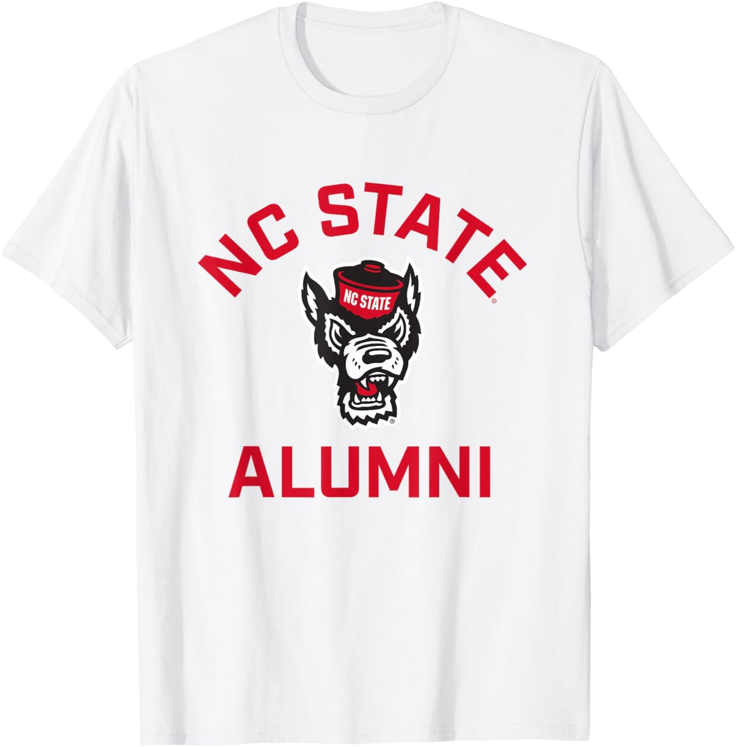 NC State Wolfpack Arched Alumni T-Shirt - T-Shirt | White