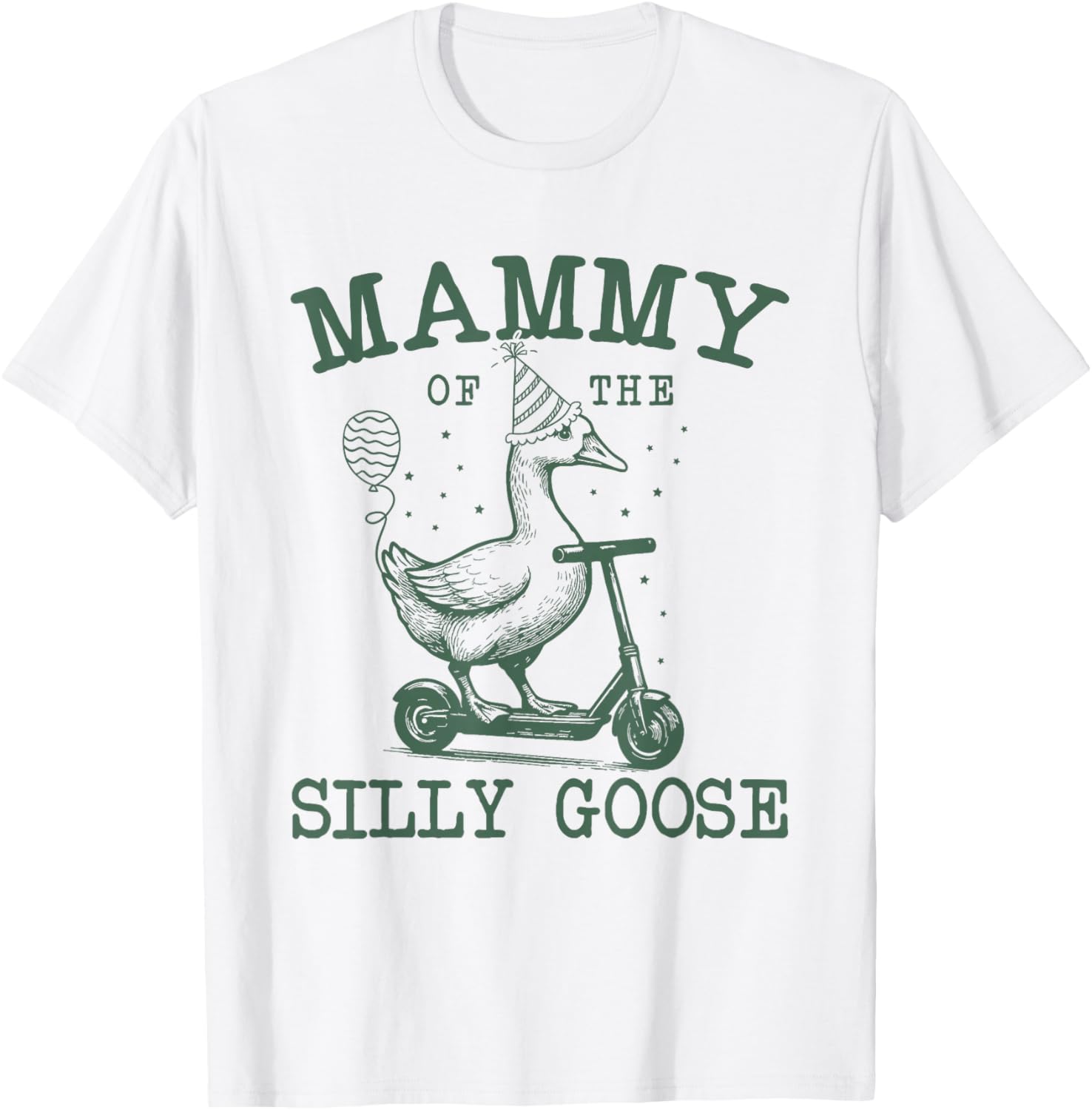 Mammy of The Silly Goose First Birthday Family Matching T-Shirt - T-Shirt | White