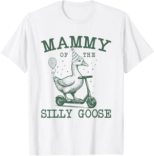 Mammy of The Silly Goose First Birthday Family Matching T-Shirt - T-Shirt | White