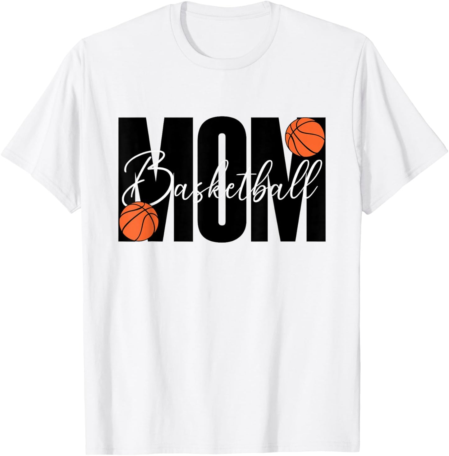 Basketball Mom Life Sports T-Shirt - T-Shirt | White