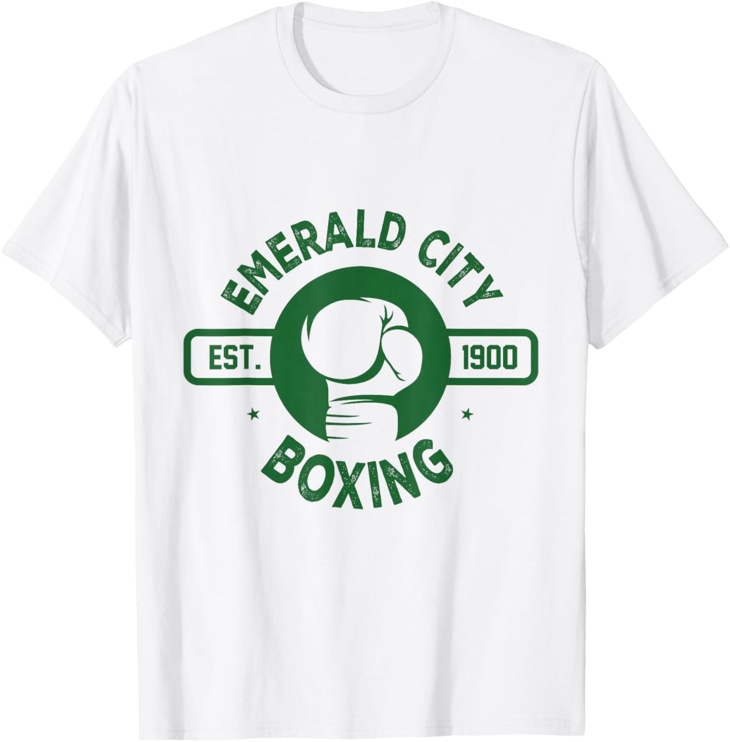 Wizard of Oz Emerald City Boxing Costume Halloween Adult Kid T-Shirt - T-Shirt | White