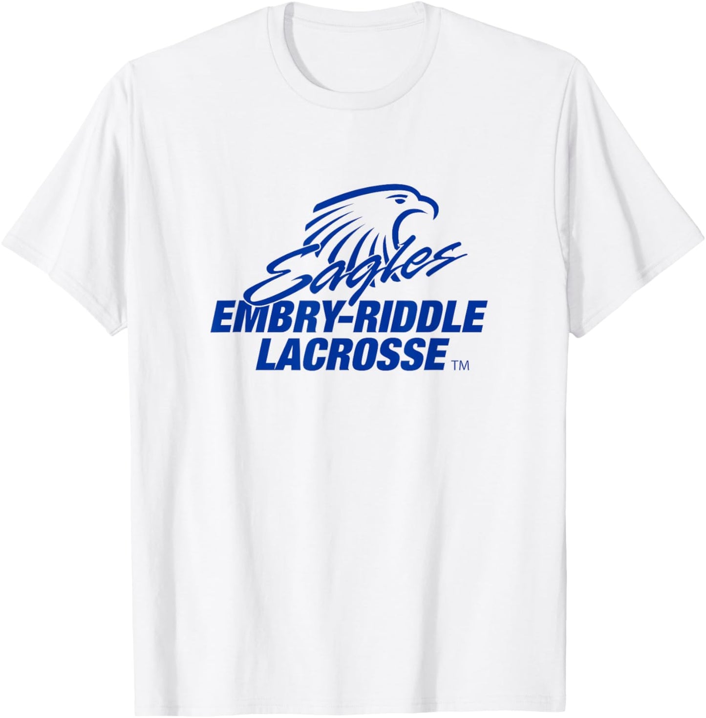 Embry-Riddle Eagles Lacrosse NCAA ER21 T-Shirt - T-Shirt | White