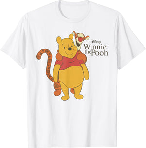 Disney Winnie The Pooh and Tigger The Best Friends T-Shirt - T-Shirt | White