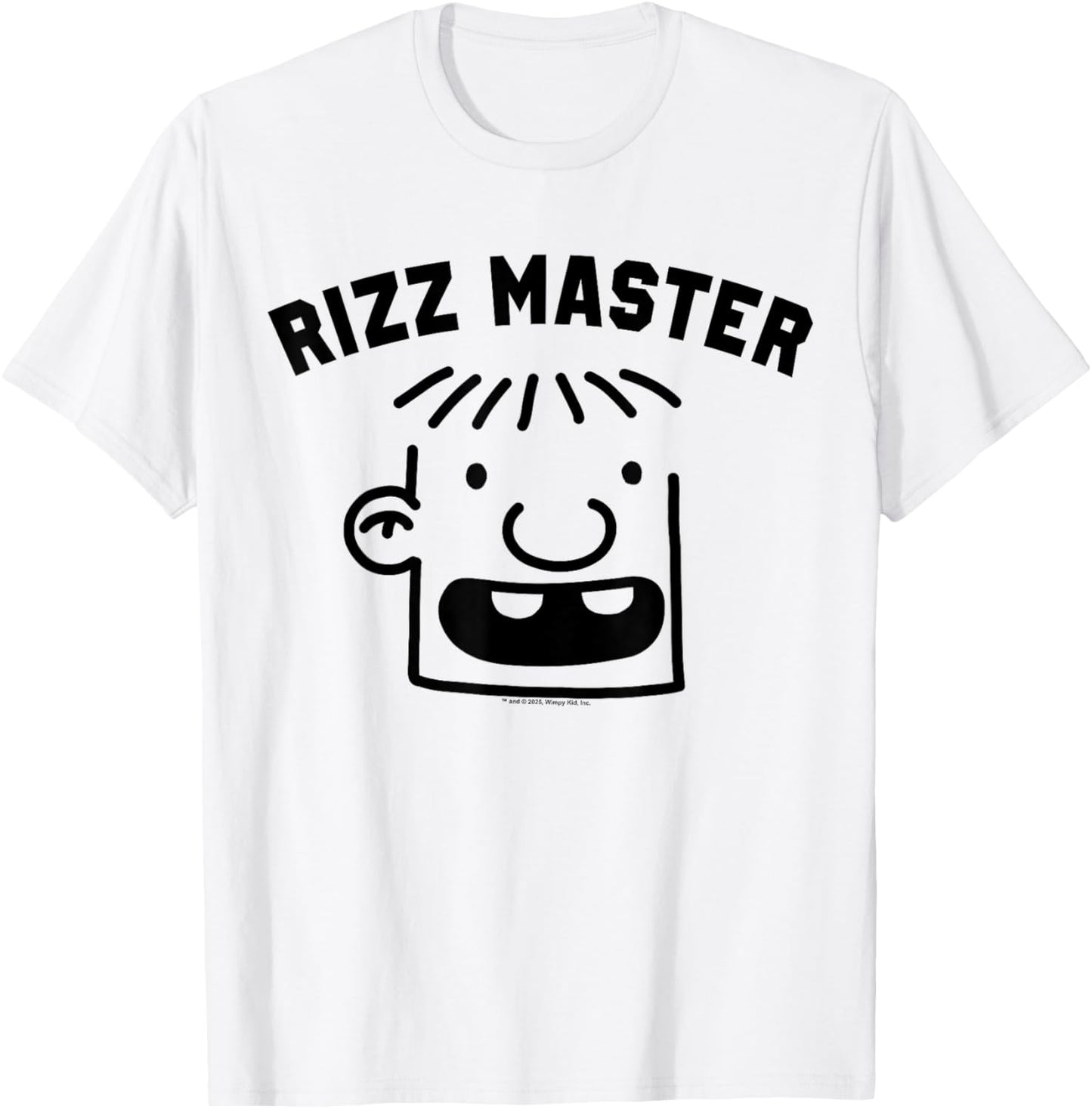 Diary of a Wimpy Kid Rizz Master Rowley T-Shirt - T-Shirt | White