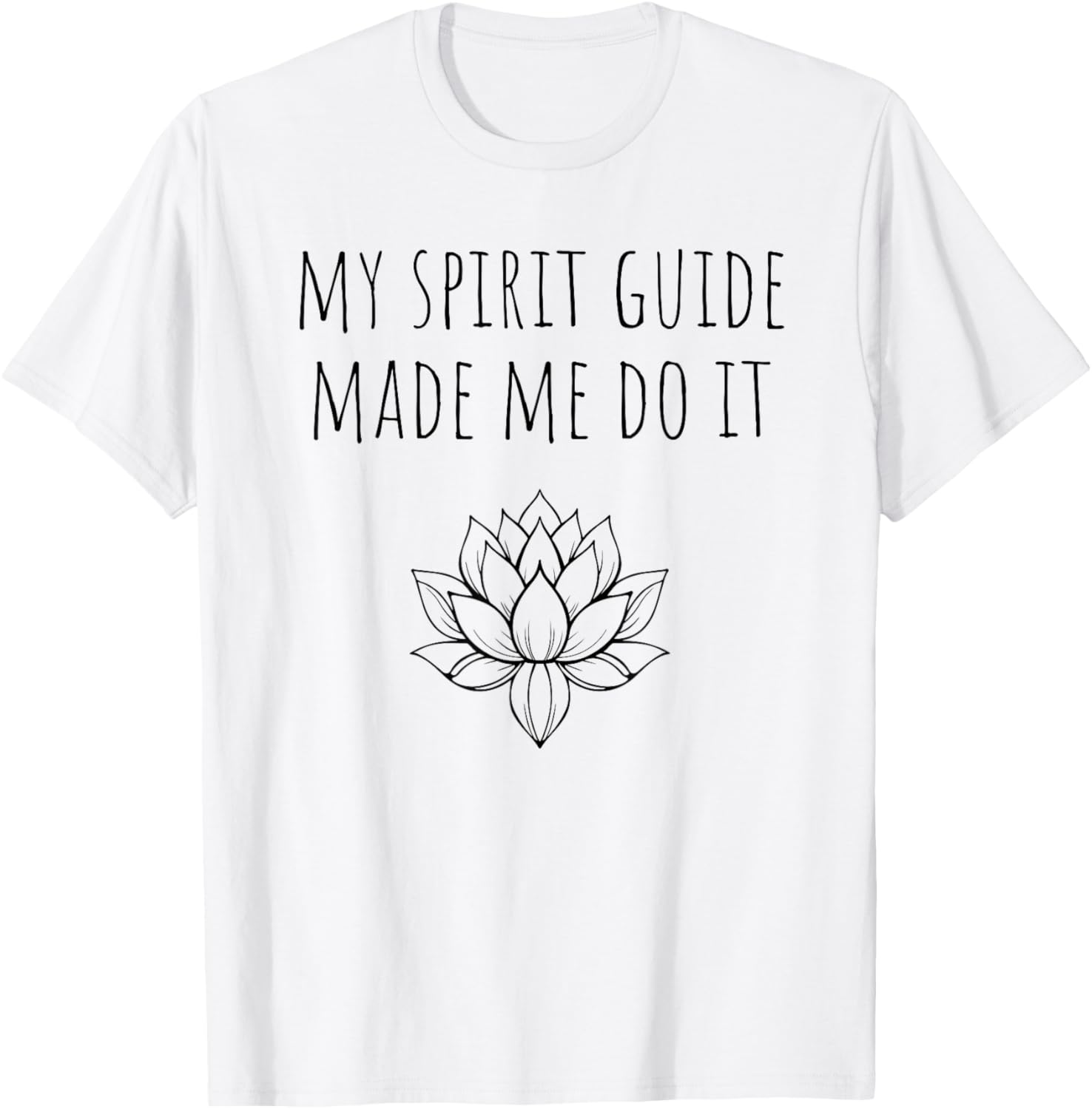 Reiki Lotus Spirit Guide T-Shirt - T-Shirt | White