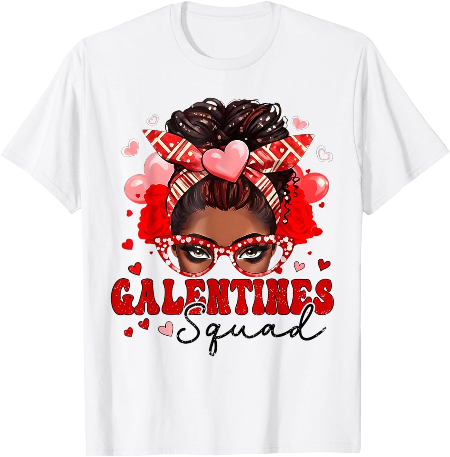 Galentine's Day Squad for Friends Festive Ladies Valentine's T-Shirt - T-Shirt | White
