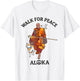 Walk for Peace Buddhist Monks Inspirational Journey T-Shirt - T-Shirt | White