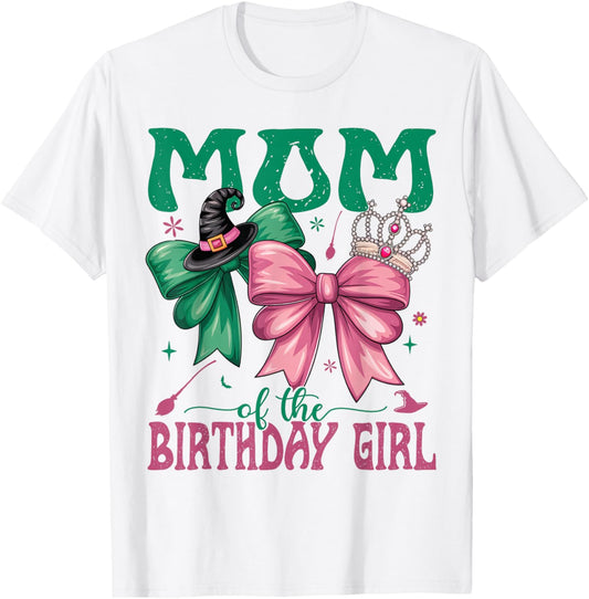 Mom of The Birthday Girl Matching Witch Family Bday Part T-Shirt - T-Shirt | White