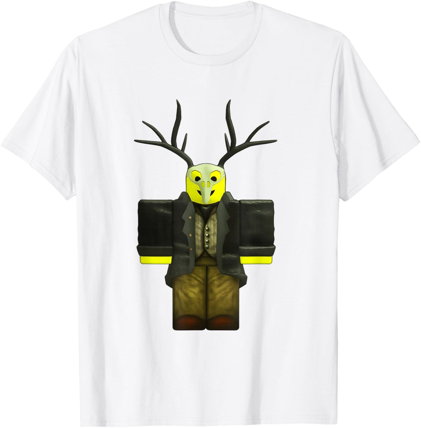 Cultist in The Forest Kids Run 99 Nights Halloween Escape T-Shirt - T-Shirt | White