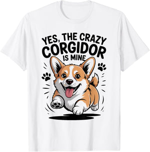 Corgi Mix Cute Cross Dog Breed Lover Style Funny Corgidor T-Shirt - T-Shirt | White