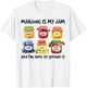 Mahjong is My Jam Funny Mahjong Love Playing Chinese Game T-Shirt - T-Shirt | White