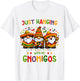Just Hanging with My Gnomigos Cinco De Mayo Funny Mexican T-Shirt - T-Shirt | White