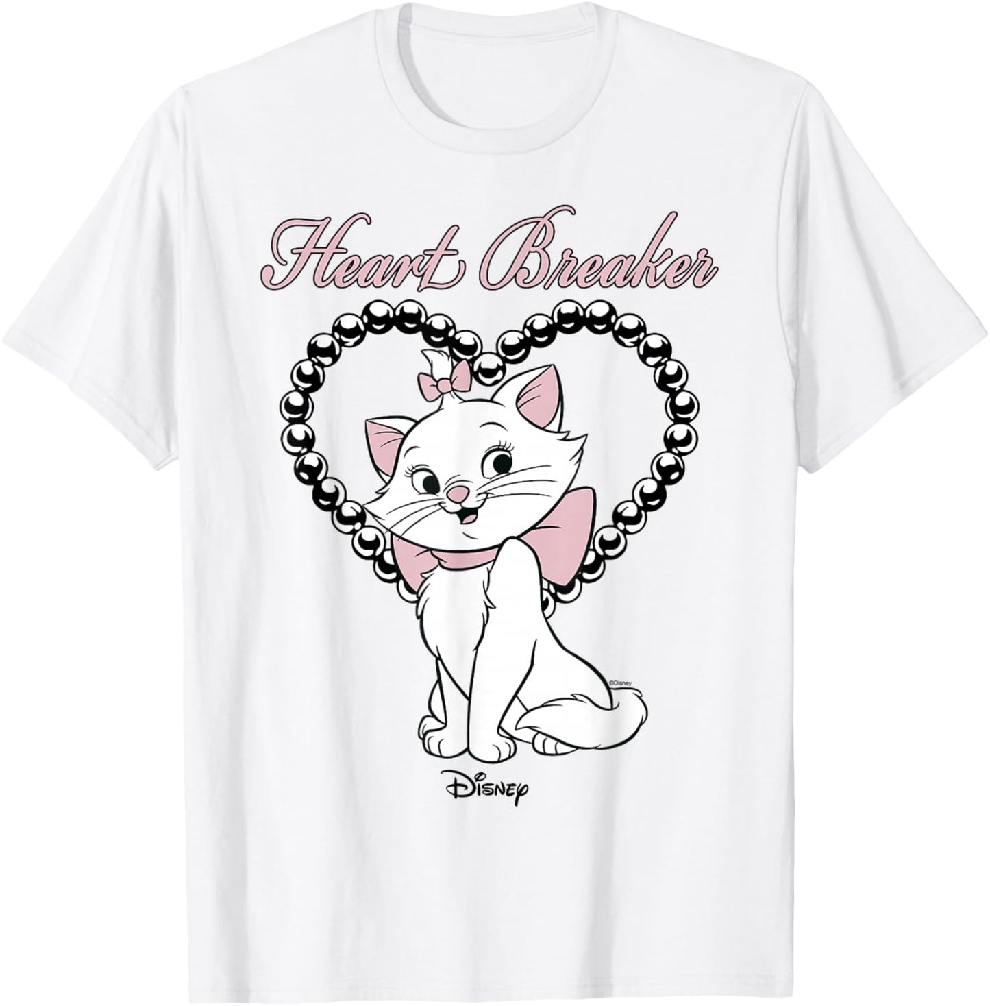 Disney The Aristocats Marie Heart Breaker Bow T-Shirt - T-Shirt | White