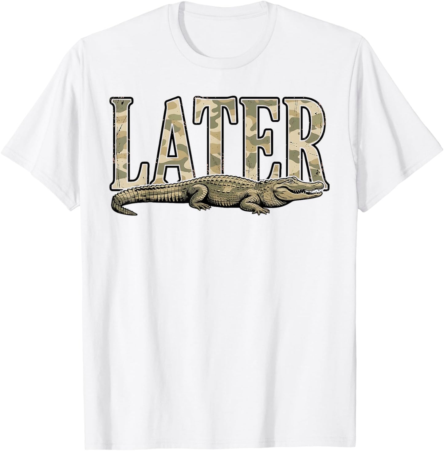 See You Later Teacher Summer Alligator Last Day of School T-Shirt - T-Shirt | White