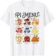 Pi Menu 3.14 Pi Symbol - Math Teacher Happy Pi Day T-Shirt - T-Shirt | White