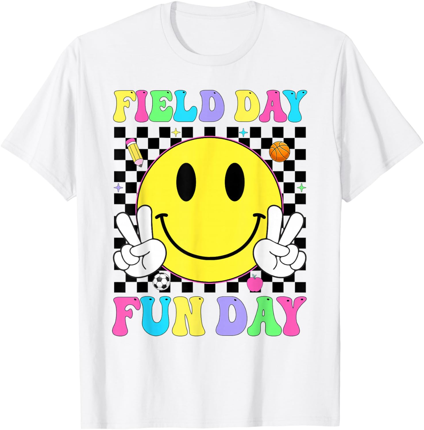 Field Day Fun Day School Team Teacher Kids Field Day 2026 T-Shirt - T-Shirt | White