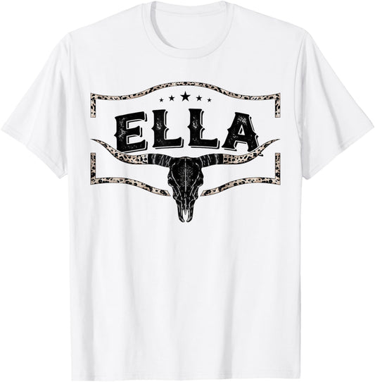 Retro Classic Ella Vintage Gift Women Kids T-Shirt - T-Shirt | White