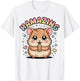 Hamazing Cute Hamster Kawaii Pastel Hearts Stars Hamster T-Shirt - T-Shirt | White