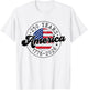 4th of July 250 Years America 1776 2026 250th USA Patriotic T-Shirt - T-Shirt | White