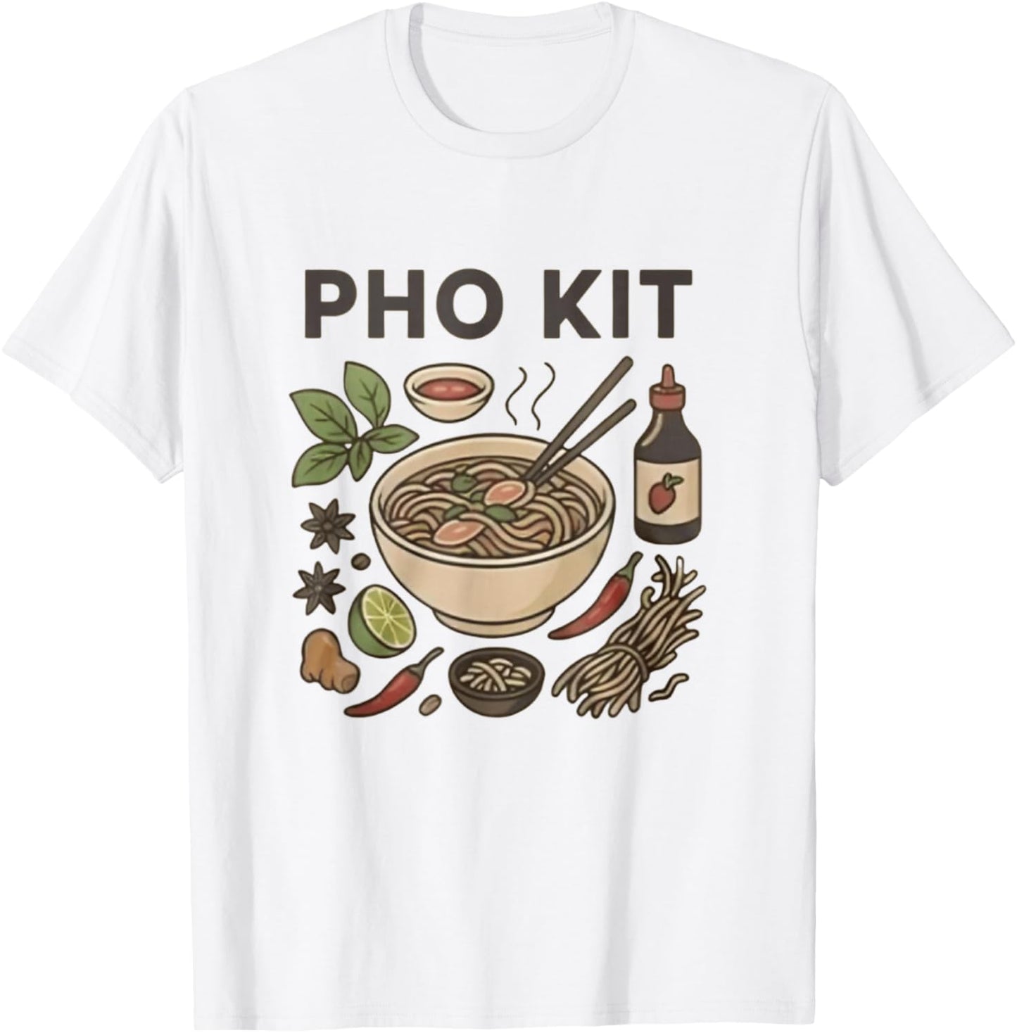 Pho Kit T-Shirt - T-Shirt | White
