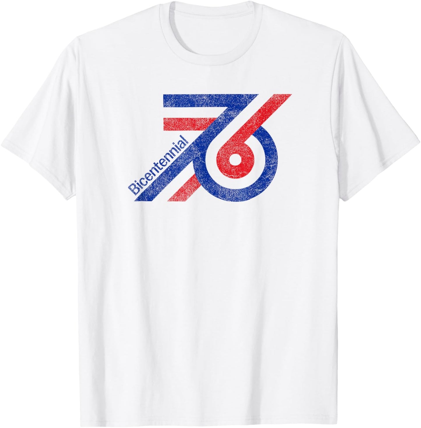 Bicentennial '76 Patriotic Throwback USA T-Shirt - T-Shirt | White