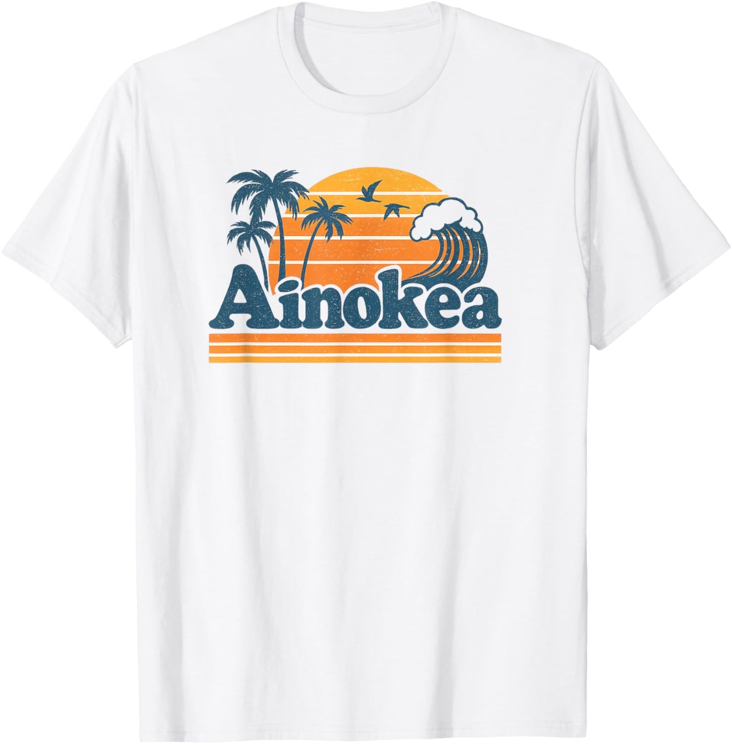 Ainokea Hawaiian T-Shirt - T-Shirt | White
