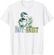 Bot-Anist Solarpunk Robot Earth Day Green Future Pun T-Shirt - T-Shirt | White