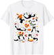 Funny Tuxedo Cat Fall Season Cute Cat Autumn Kids Men Women T-Shirt - T-Shirt | White