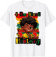 I am Black History Juneteenth Boy Girl Kids BHM T-Shirt - T-Shirt | White