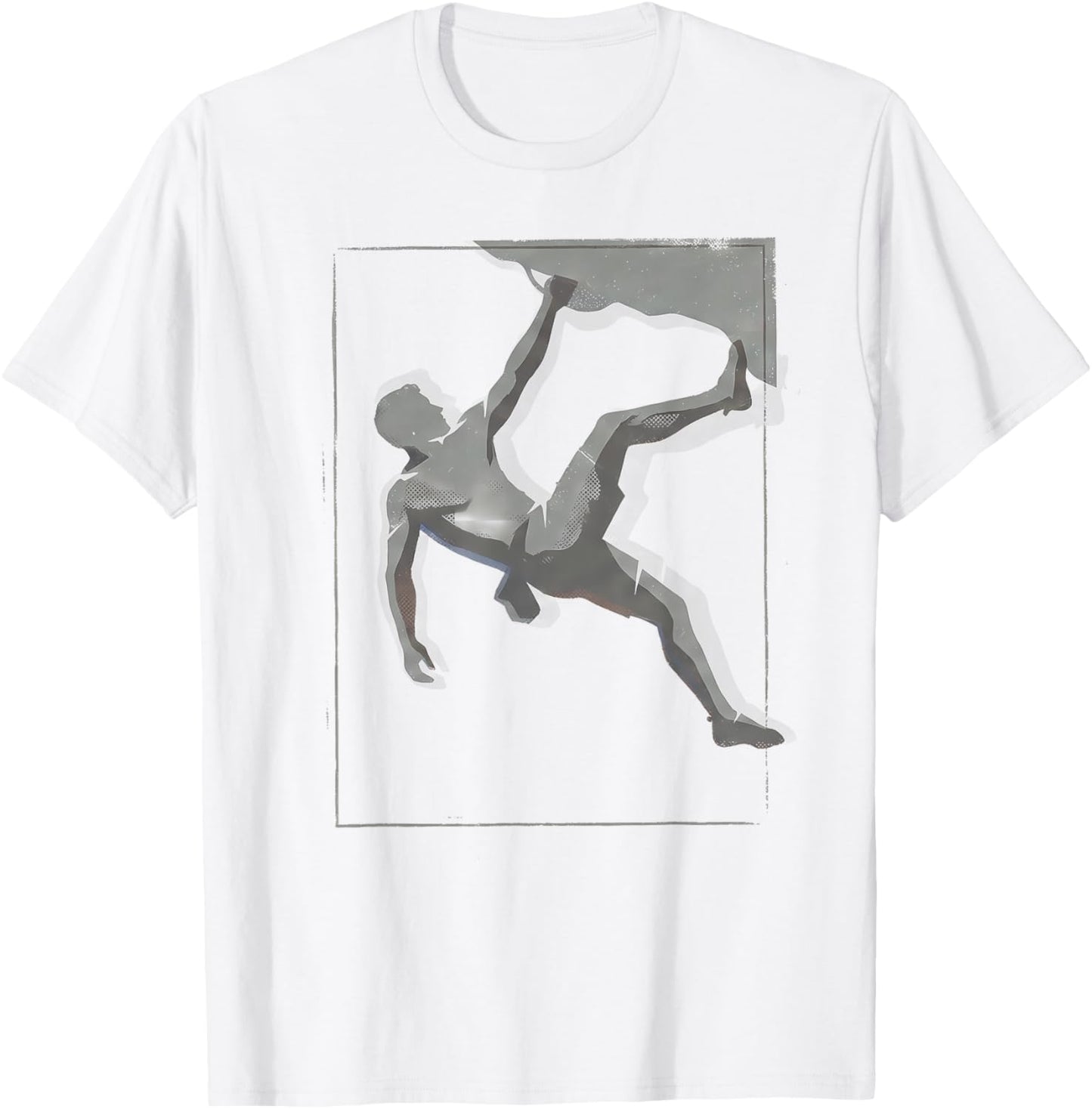 Mountain Rock Climbing Vintage Outdoor Bouldering T-Shirt - T-Shirt | White