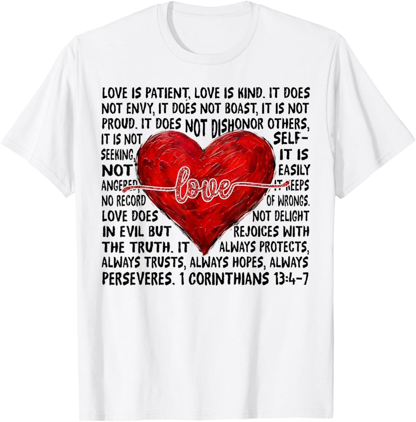 Love Valentines Day T-Shirt - T-Shirt | White