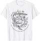 Menopause Funny Henopause Floral Chicken T-Shirt - T-Shirt | White