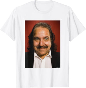 Ron Jeremy Adult Film Porn Actor by Michael Grecco T-Shirt - T-Shirt | White