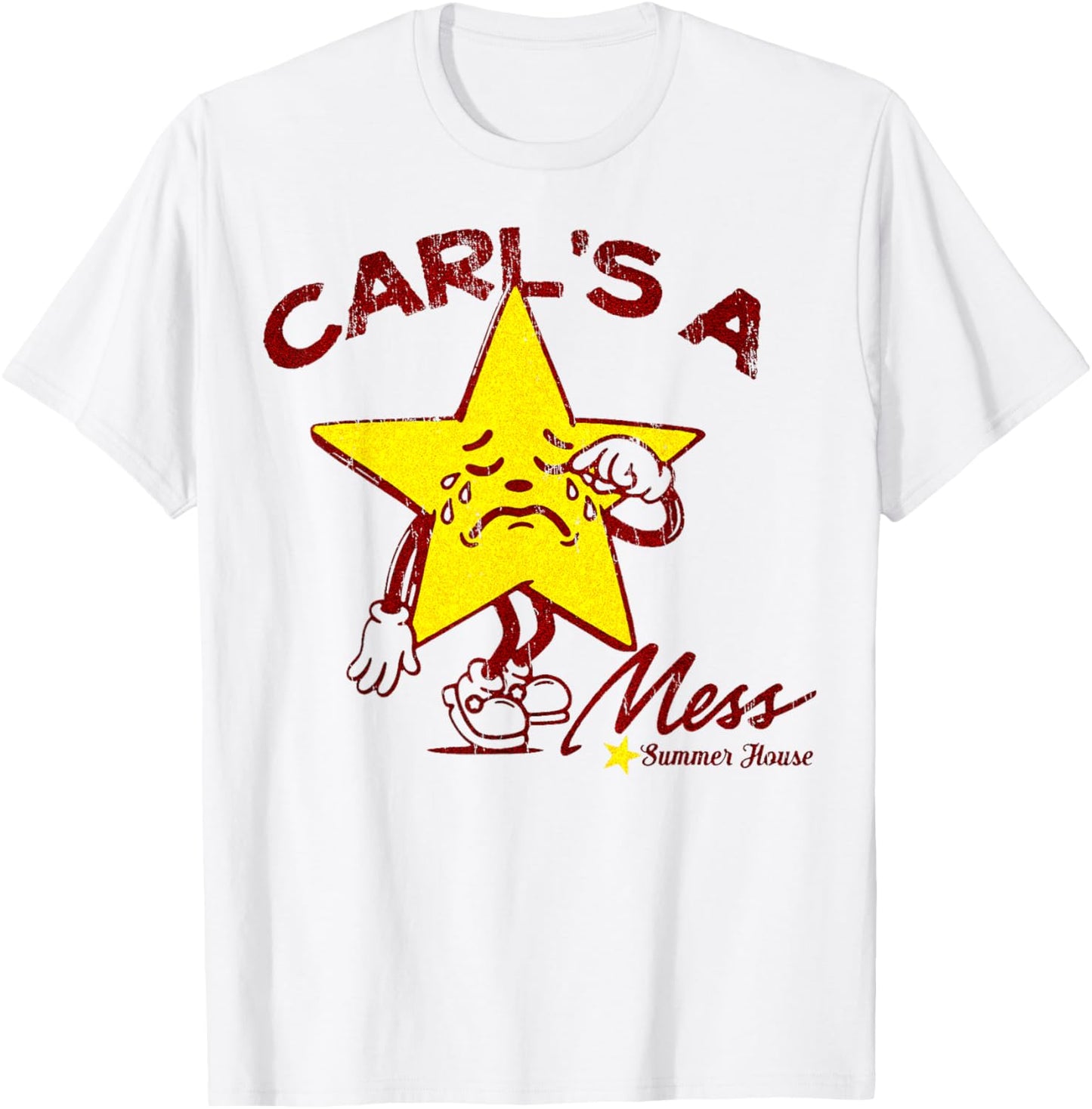Carl's A Mess Summerhouse T-Shirt - T-Shirt | White