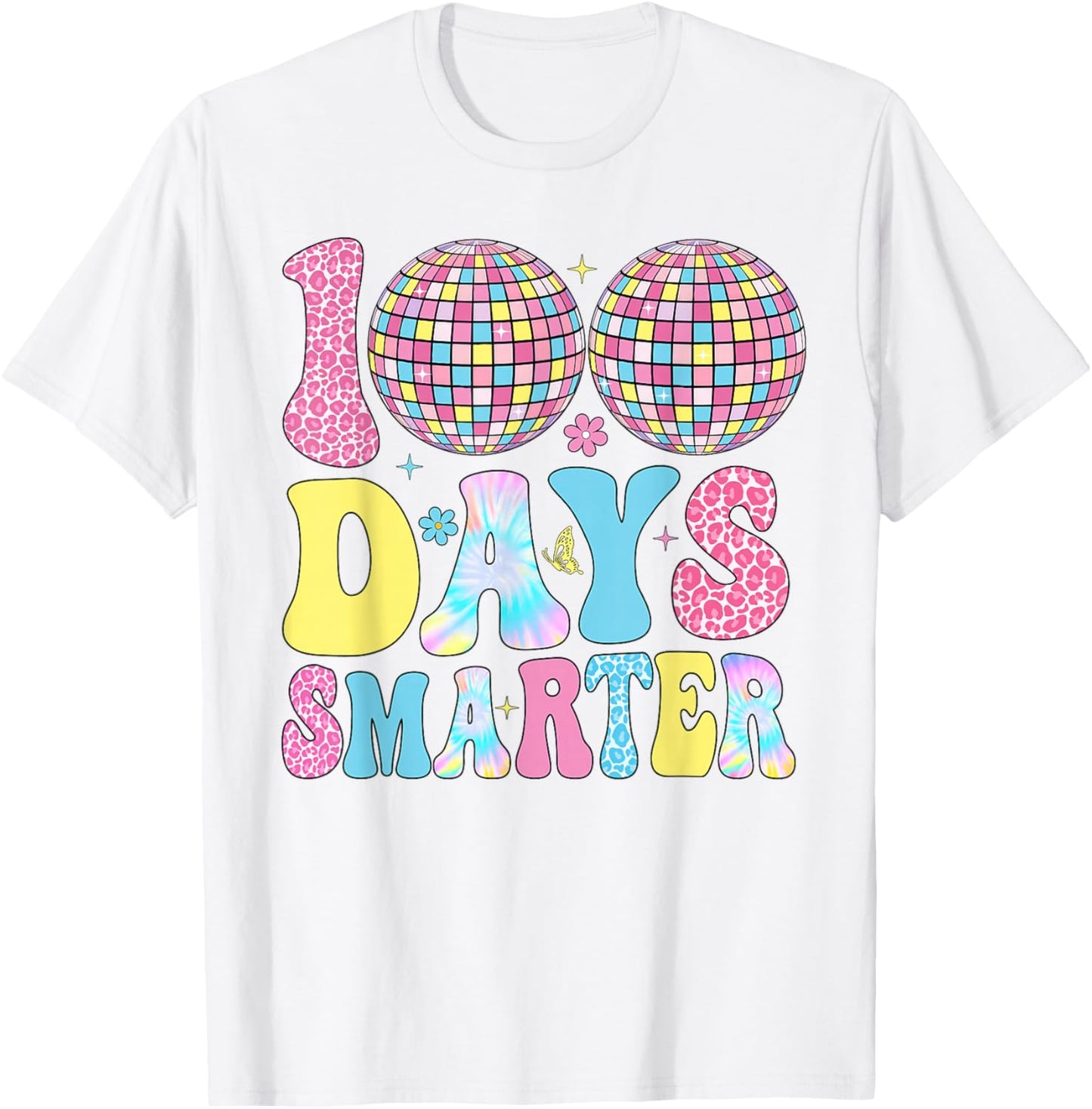 100 Days Smarter Teacher Boys Girls Kids 100th Day of School T-Shirt - T-Shirt | White