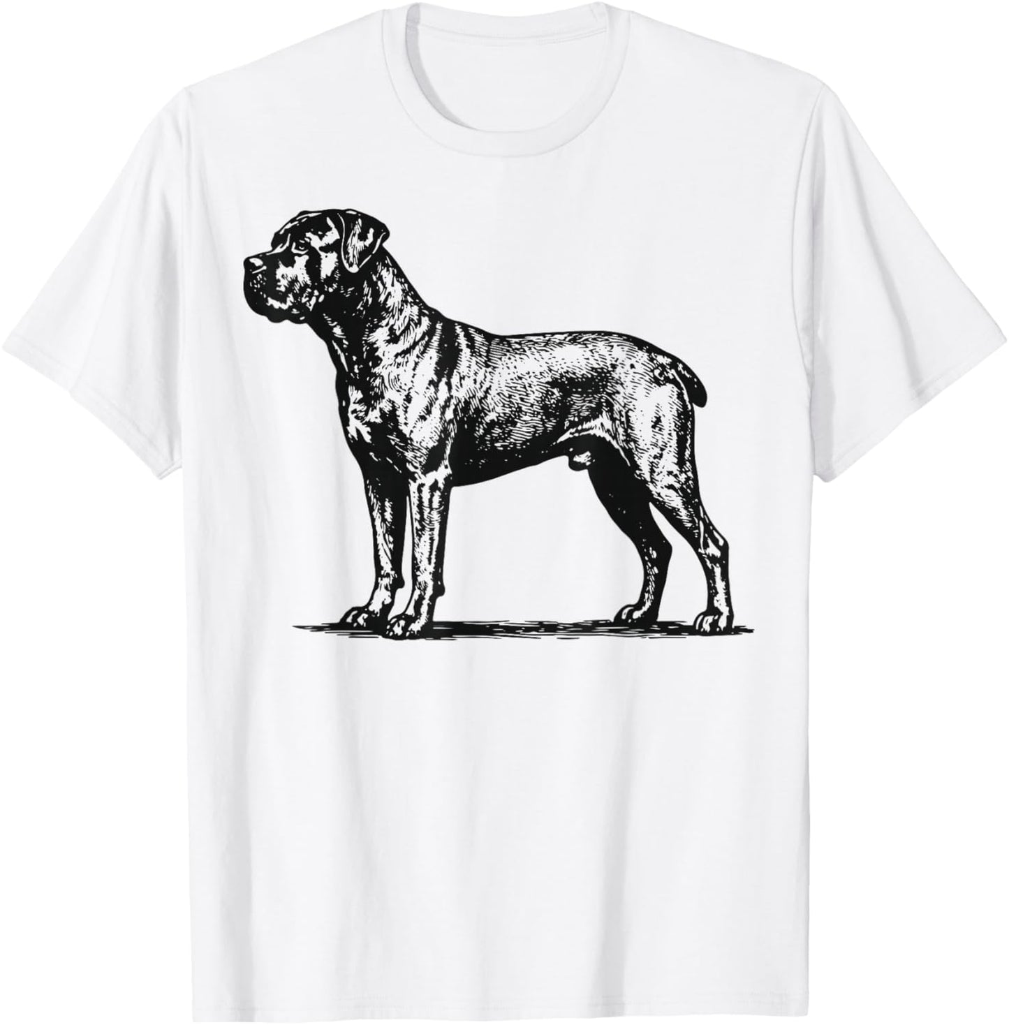 Cane Corso Illustration T-Shirt - T-Shirt | White