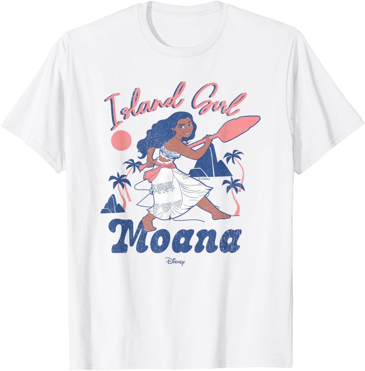 Disney Moana Island Girl T-Shirt - T-Shirt | White