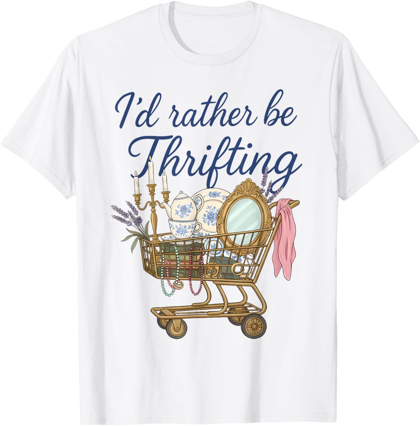 Thrift Lover T-Shirt - T-Shirt | White