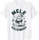 Mele Kalikimaka Hula Santa Hawaiian Christmas in Hawaii T-Shirt - T-Shirt | White