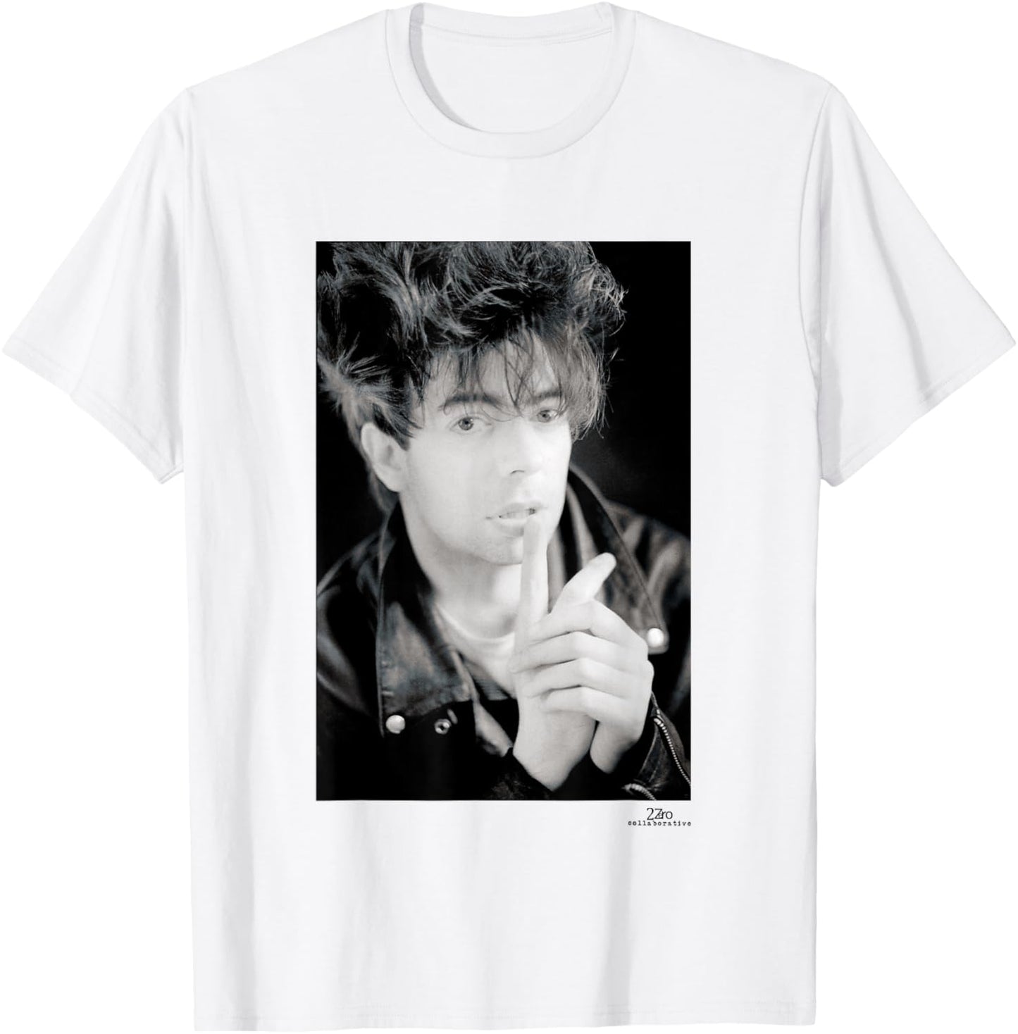Echo & The Bunnymen Ian McCulloch Portrait by Phil Nicholls T-Shirt - T-Shirt | White